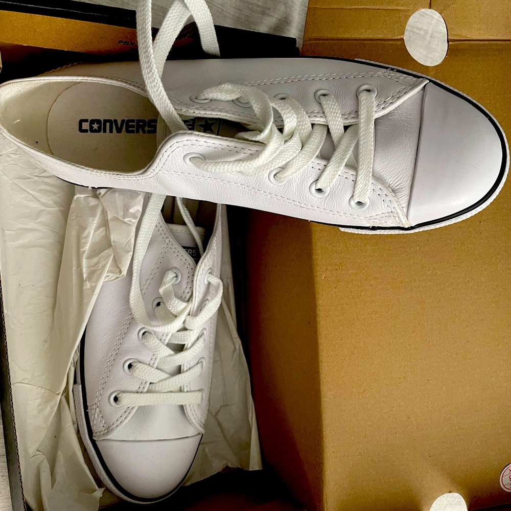 Brand New white converse